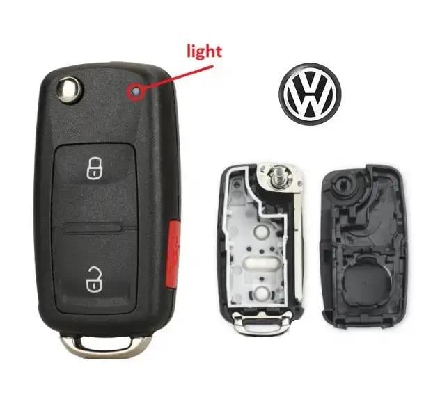 Корпус викидного автоключа для Volkswagen KS46AA - фото 2 Корпус викидного автоключа для Volkswagen KS46AA - фото 2