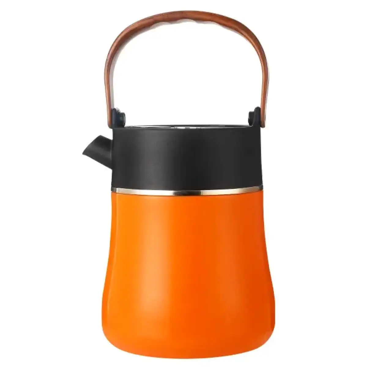 Чайник термос із датчиком температури та вакуумною ізоляцією 700 мл Помаранчевий (HP-14-22О)