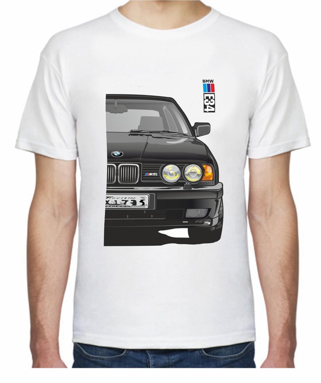 Футболка мужская Avtolife BMW E34 MotorSport F 605234 M Белый (2494944155)