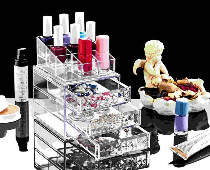 Органайзер для косметики Boxup Diamond трирівневий (FT-022) - фото 2 Органайзер для косметики Boxup Diamond трирівневий (FT-022) - фото 2