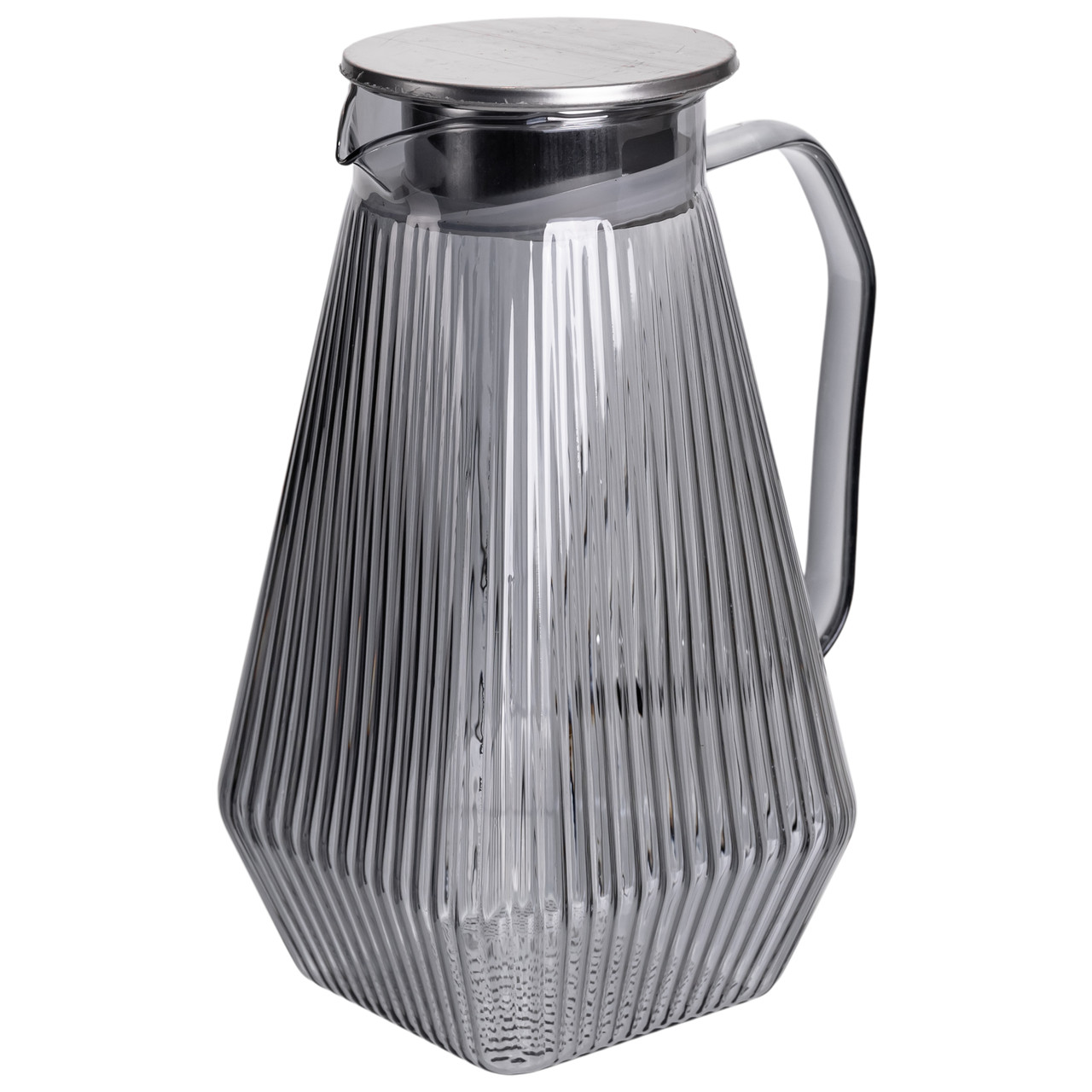 Набор кувшин 1,8 л/стаканы из стекла рифленые 6 шт. по 200 мл Серый (HP-19-38) - фото 9 Набор кувшин 1,8 л/стаканы из стекла рифленые 6 шт. по 200 мл Серый (HP-19-38) - фото 9