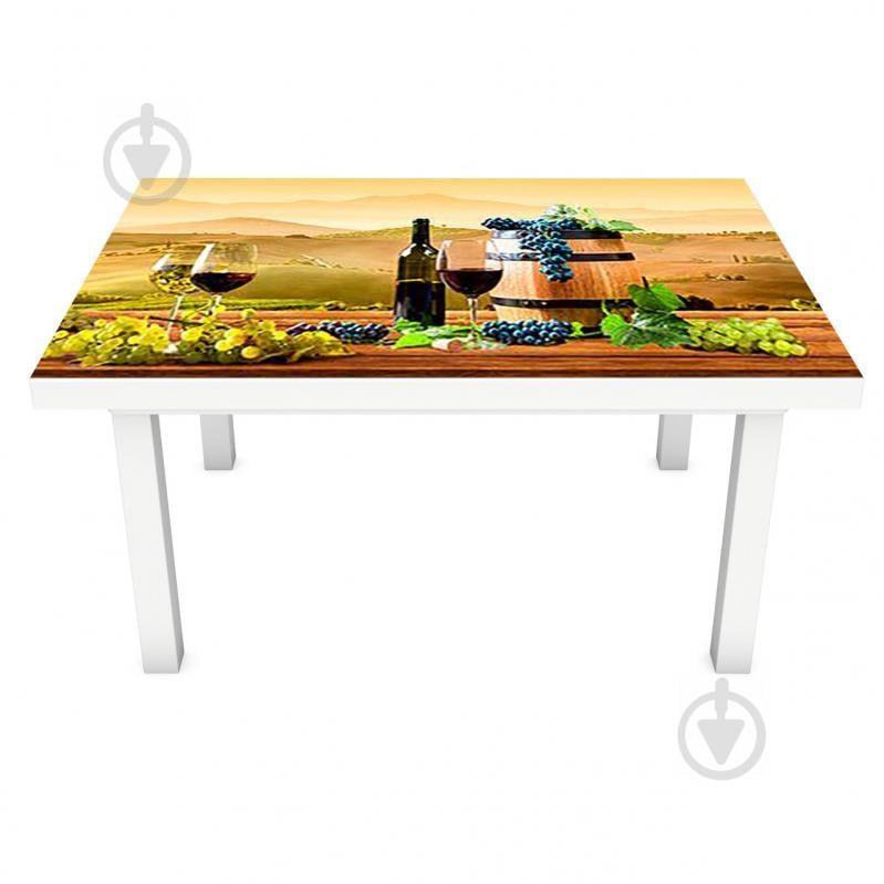 Наклейка виниловая на стол Zatarga "Виноградная долина"  600х1200 мм (Z181335st)