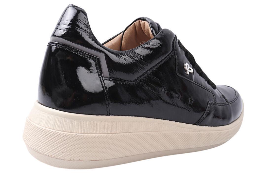 Кросівки жіночі Carlo Pachini зі шкіри на платформі на шнурівці р. 36 Чорний (85-21DTC) - фото 4 Кросівки жіночі Carlo Pachini зі шкіри на платформі на шнурівці р. 36 Чорний (85-21DTC) - фото 4