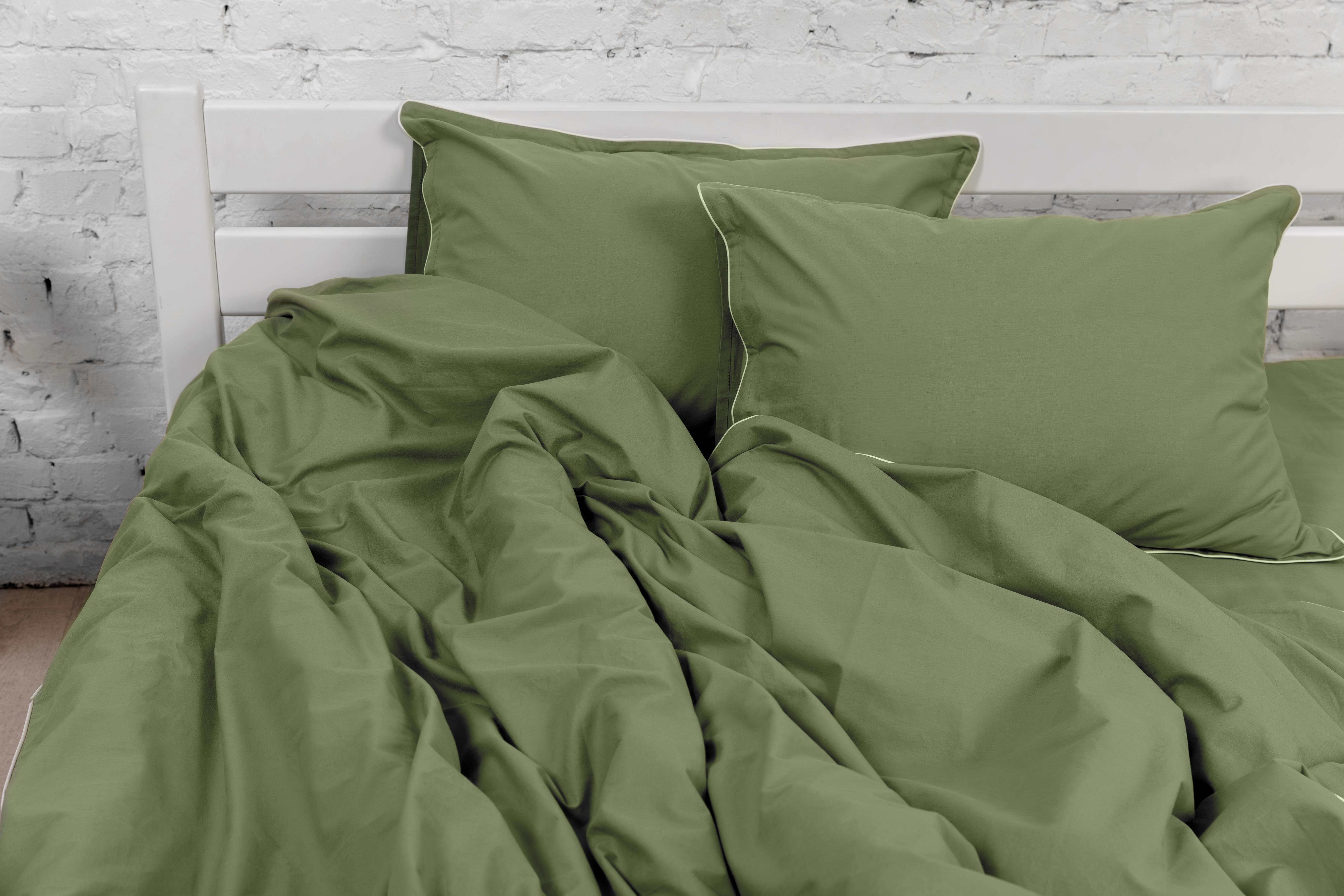 Комплект постельного белья White Dream полуторный 155х215 см вареный хлопок Салатовый (2012/1) - фото 7 Комплект постельного белья White Dream полуторный 155х215 см вареный хлопок Салатовый (2012/1) - фото 7