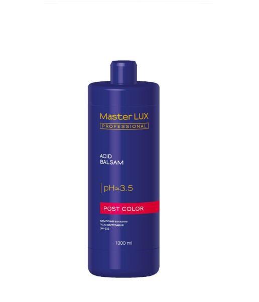 Бальзам кислотный после окрашивания и осветления волос Master LUX Professional 1000 мл (20594189)