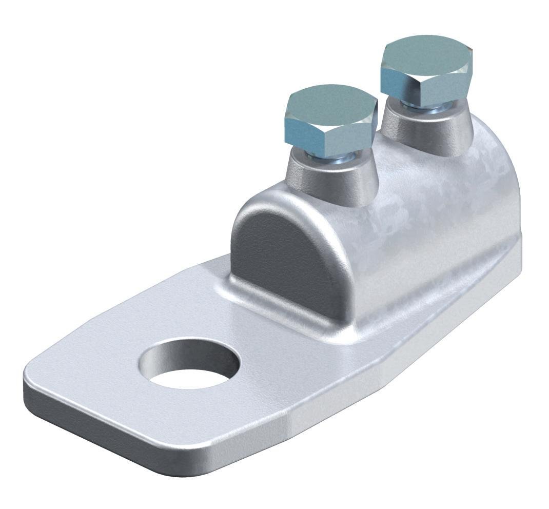 Накінечник OBO bettermann для прута ø 8-10 мм 60x30x21 мм оцинкована сталь (5320011)