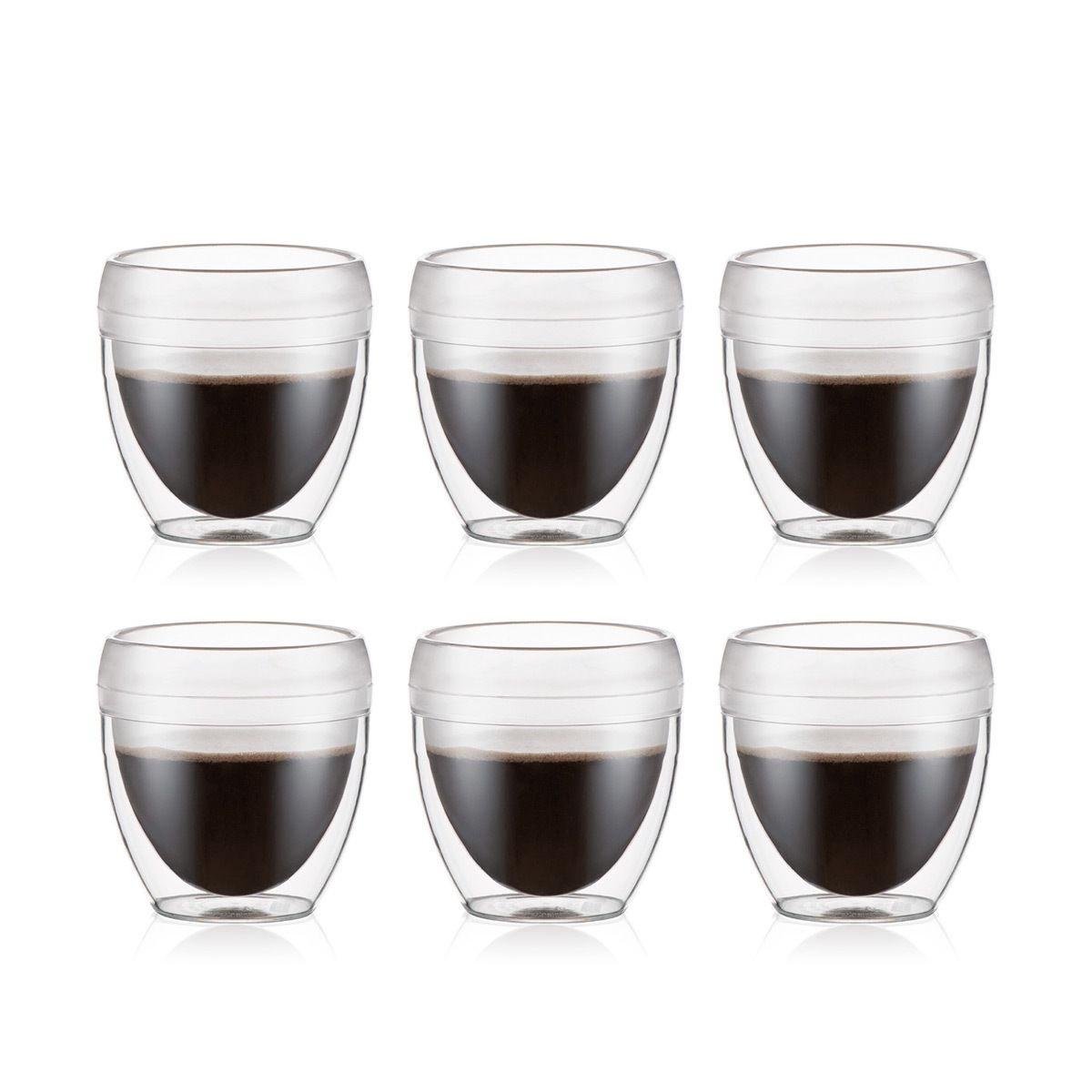 Стаканы BODUM с двойными стенками 250 мл 6 шт. (11848-10SA-12) - фото 1