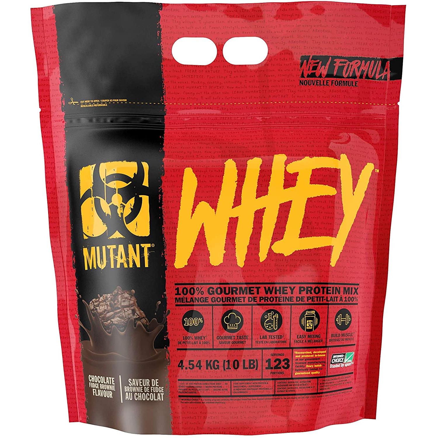 Протеин Mutant Whey Chocolate Fudge Brownie 1800 g