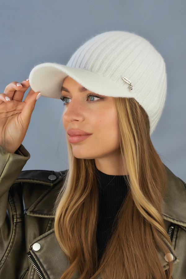 Бейсболка жіноча Braxton Кокетка 7238 Білий (2351538596) - фото 1 Бейсболка жіноча Braxton Кокетка 7238 Білий (2351538596) - фото 1