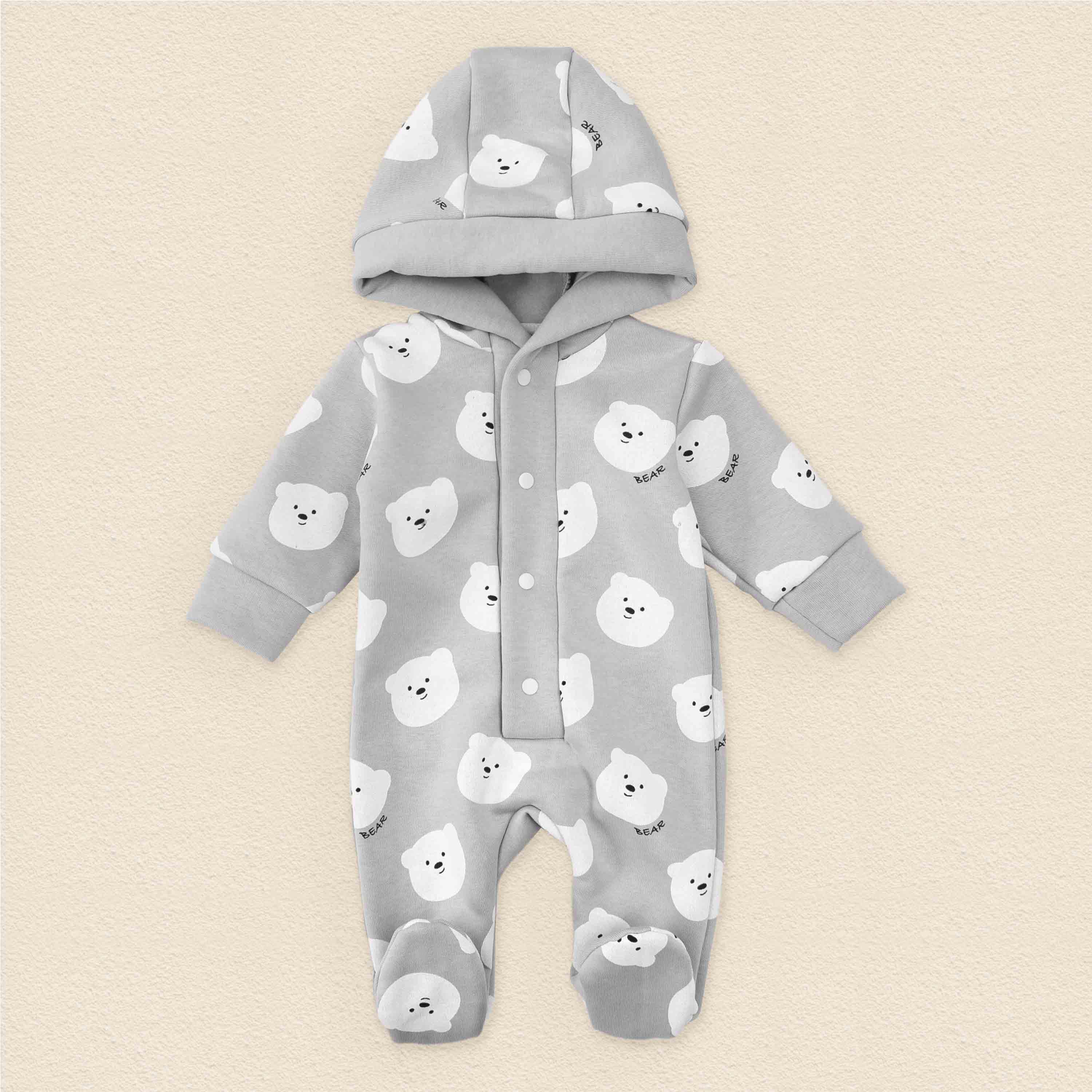 Комбинезон детский Dexter's Мишки 2127 62 см Серый (d2127-4)