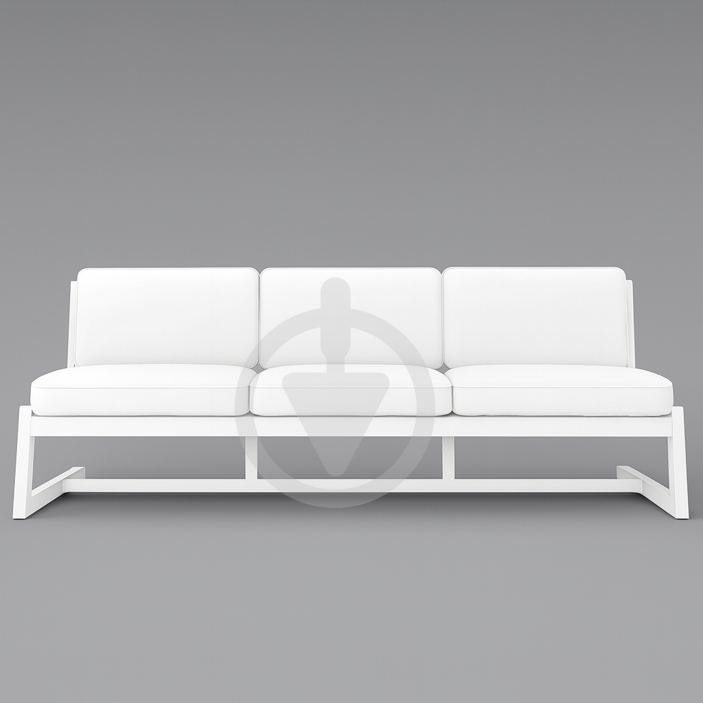 Диван металевий AVVS tech Атлас лофт велюр 246 см Білий/Білий (30222886) - фото 2 Диван металевий AVVS tech Атлас лофт велюр 246 см Білий/Білий (30222886) - фото 2