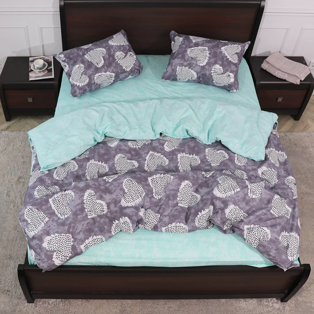 Комплект постельного белья из бязи Gold двуспальный евро 200х220 cм (40186)