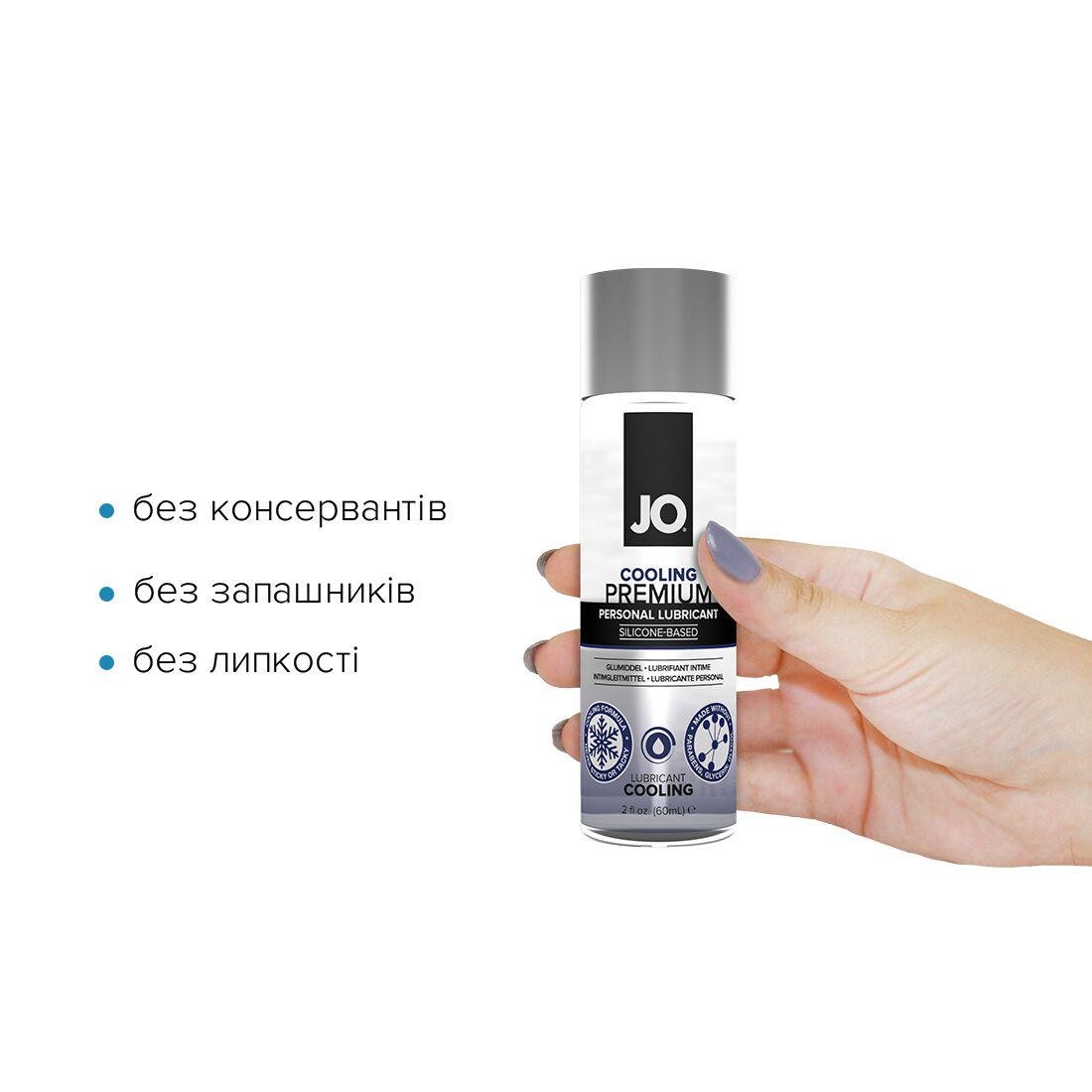 Лубрикант на силіконовій основі System JO PREMIUM COOLING 60 мл (SO1793) - фото 2
