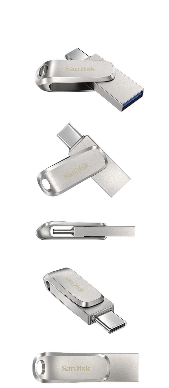 Флеш-пам'ять USB Sandisk SDDDC4 G46 128 ГБ USB 3.2 Gen 1/USB Type-C (19186284) - фото 3