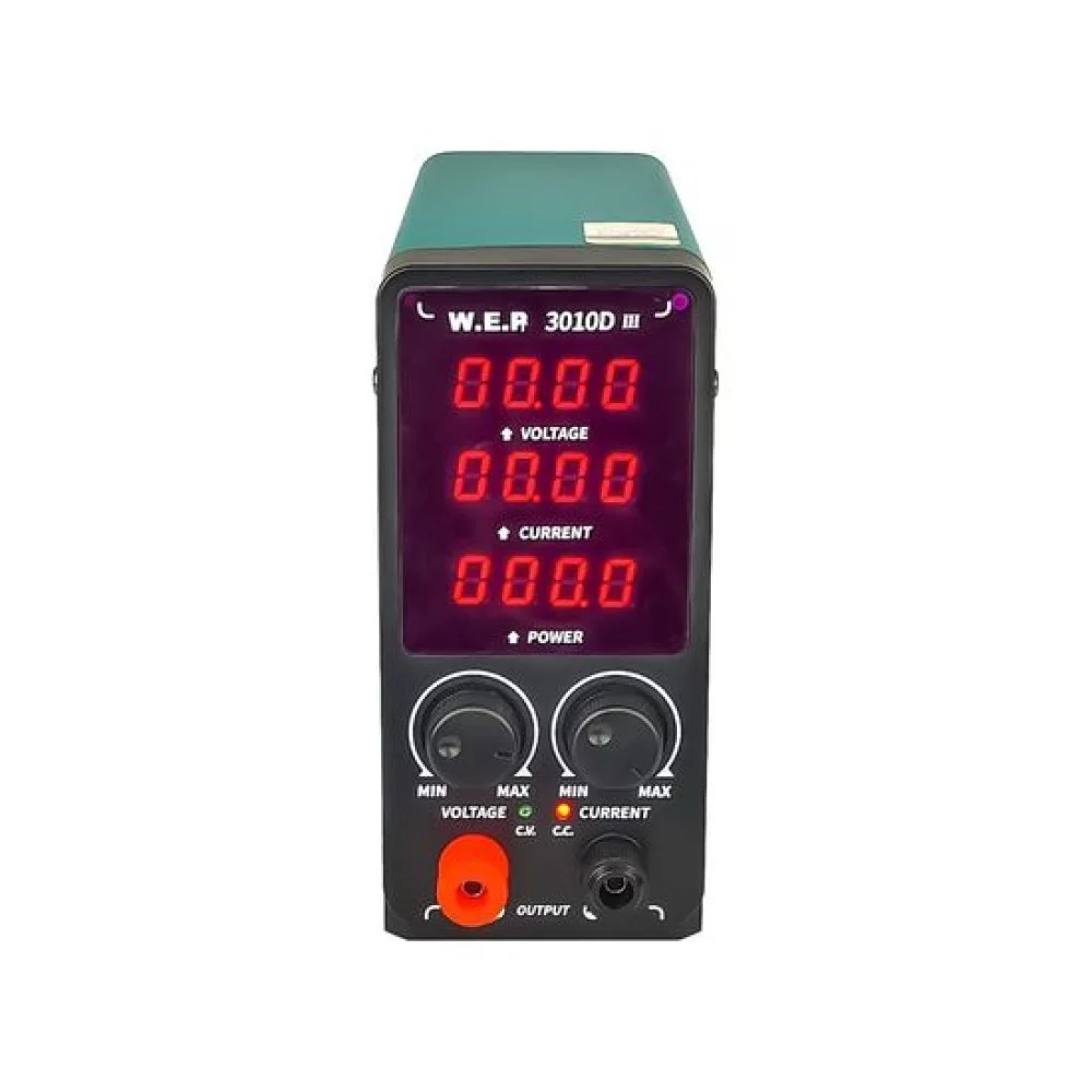 Блок питания WEP 3010D-III 30V 10A импульсный с цифровой индикацией V/A/W (8-22-48261) Блок питания WEP 3010D-III 30V 10A импульсный с цифровой индикацией V/A/W (8-22-48261)