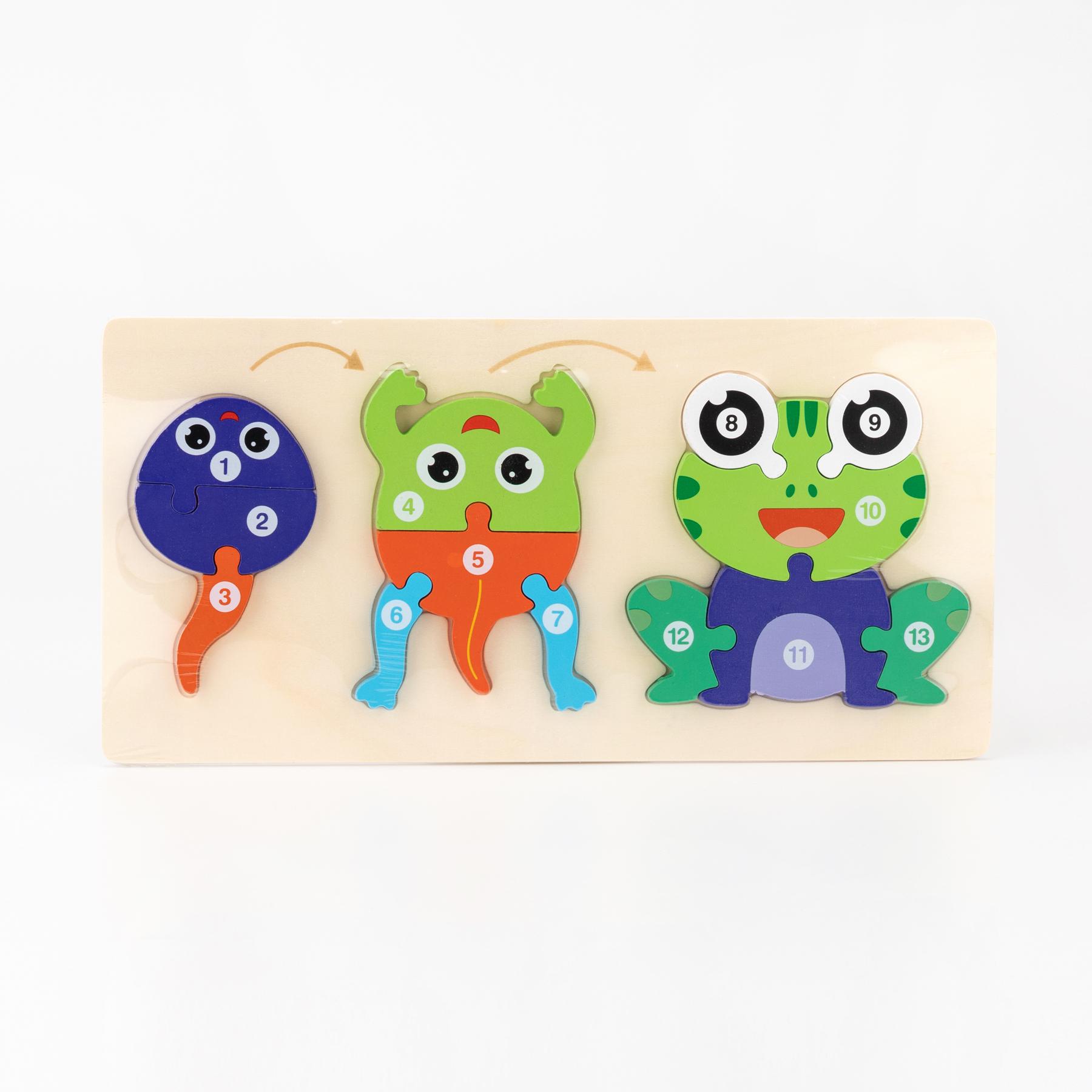 Пазлы ZhiDuoWanJu Лягушонок 380580 (2000989806844) Пазлы ZhiDuoWanJu Лягушонок 380580 (2000989806844)