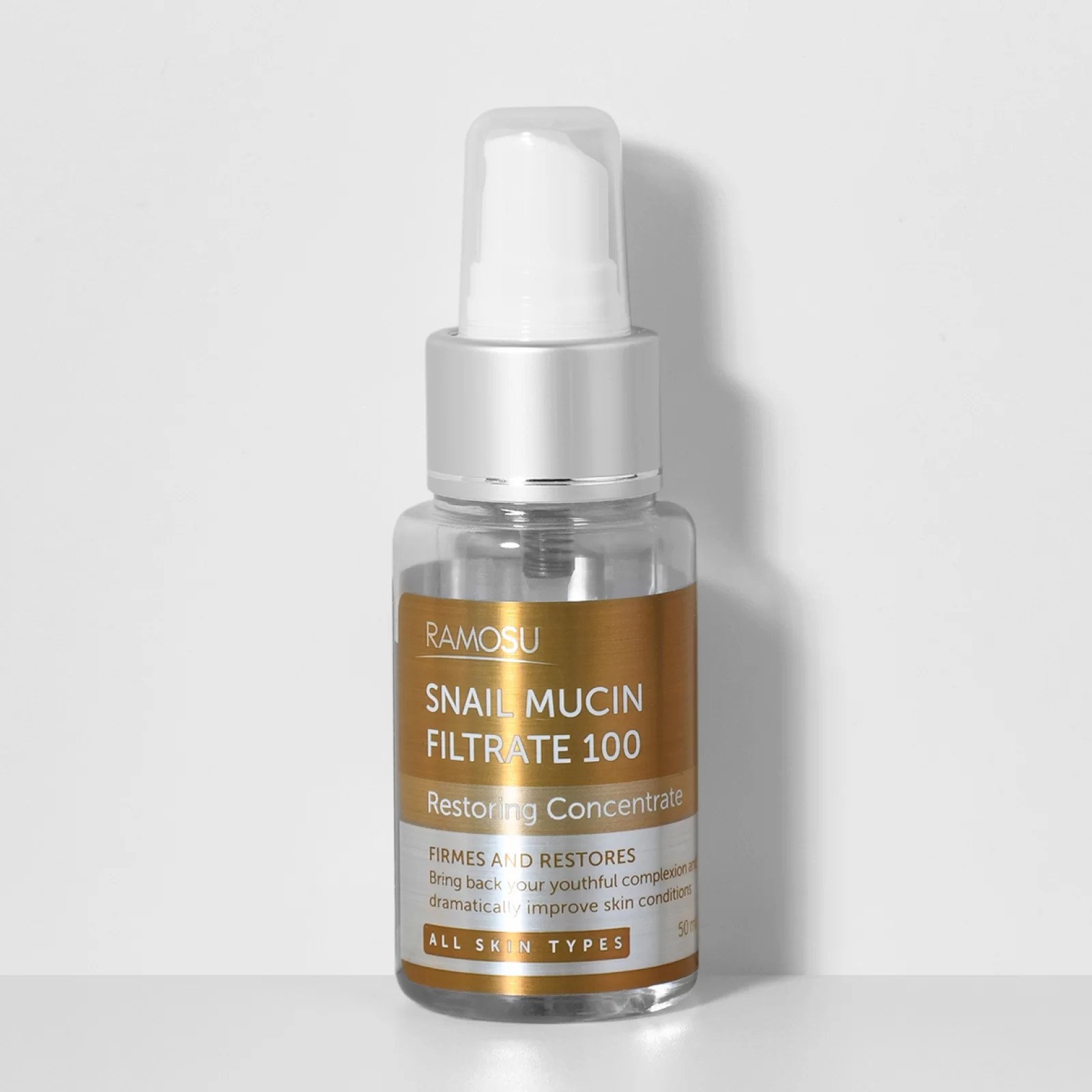 Сыворотка Ramosu Snail Mucin Filtrate 100 с фильтратом слизи улитки 50 мл (10105200)