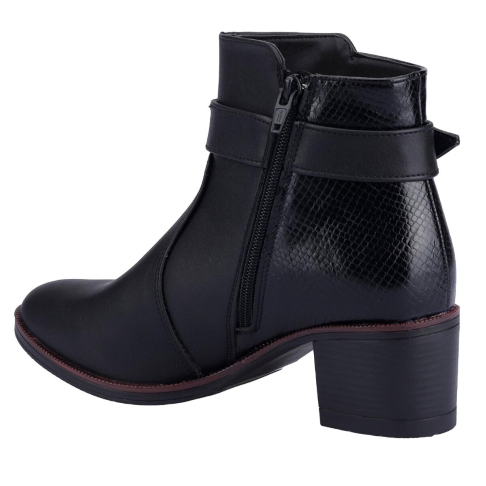 Ботинки повседневные осенние женские Polaris р. 40 Черный (050001-40) - фото 3 Ботинки повседневные осенние женские Polaris р. 40 Черный (050001-40) - фото 3