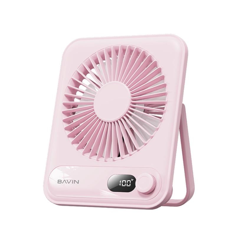 Вентилятор аккумуляторный BAVIN BF-006 Ultra-Thin FUN 3500RPM Pink (BF-006-PK)
