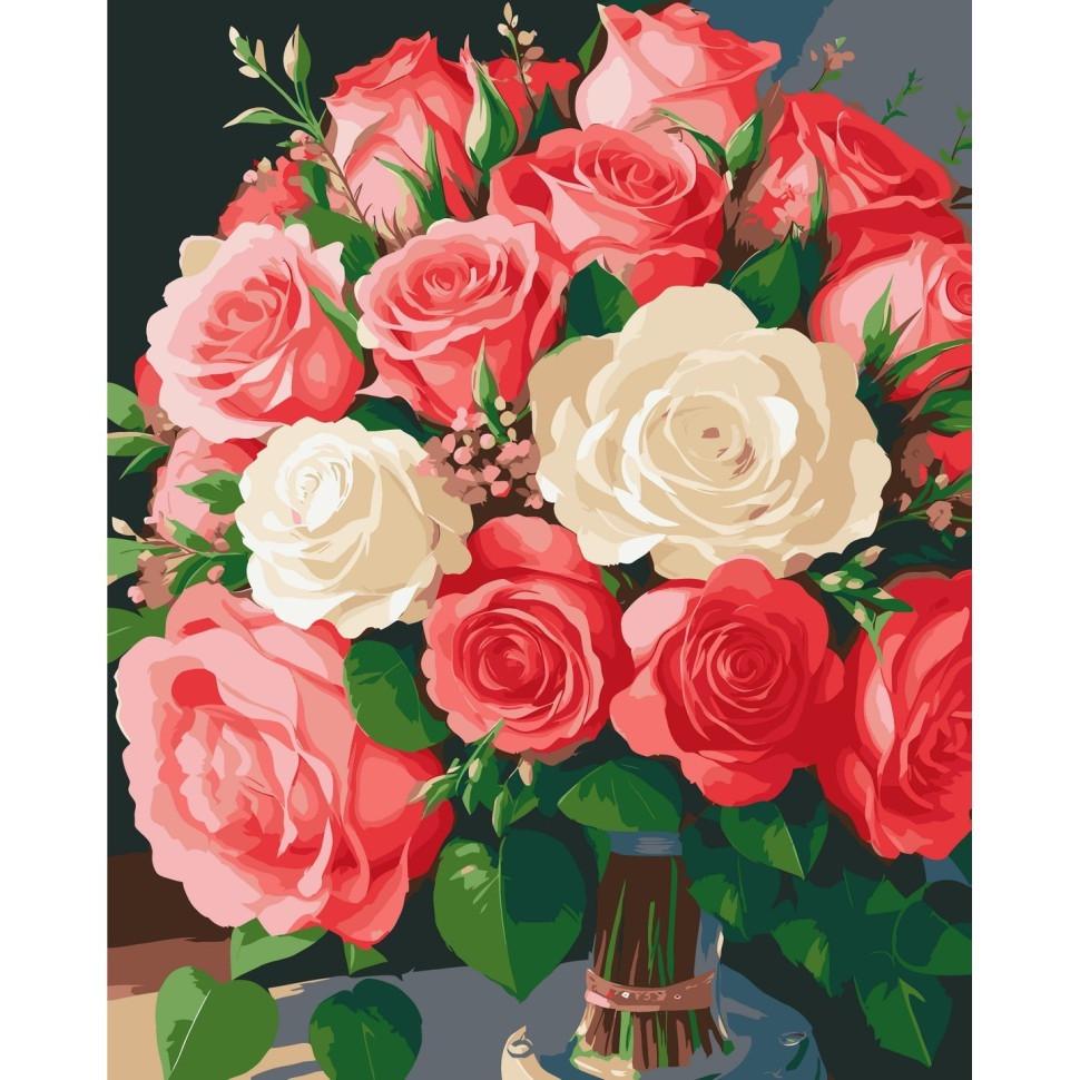 Картина по номерам ART CRAFT Цветы любви 40x50 см Разноцветный (PM-194-K-1507)