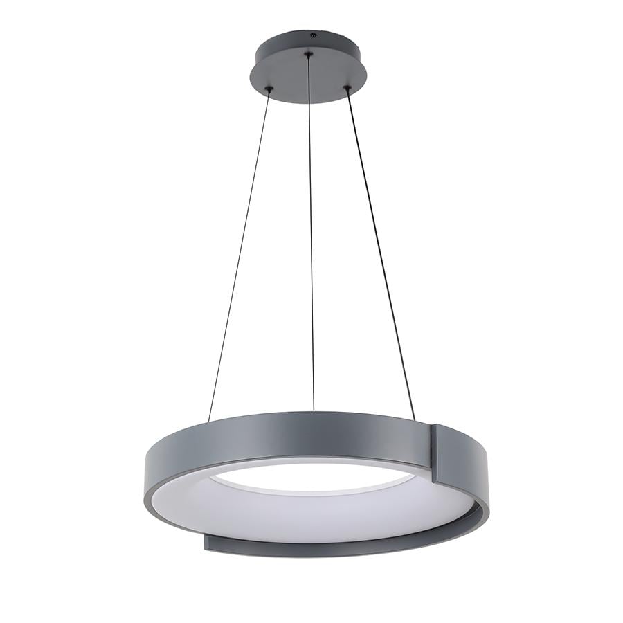 Люстра подвесная светодиодное кольцо Levistella 781P3167 500 GY Серый