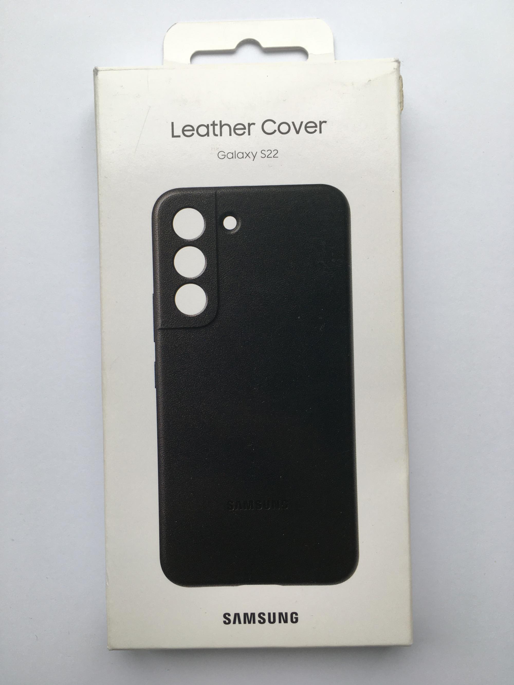 Чохол шкіряний протиударний Official Leather Cover EF-VS901LBEGRU для Samsung Galaxy S22 (6.1") Black - фото 2