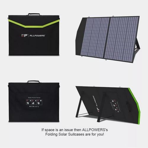 Сонячна батарея ALLPOWERS AP-SP18V100W (027-BLA) - фото 10