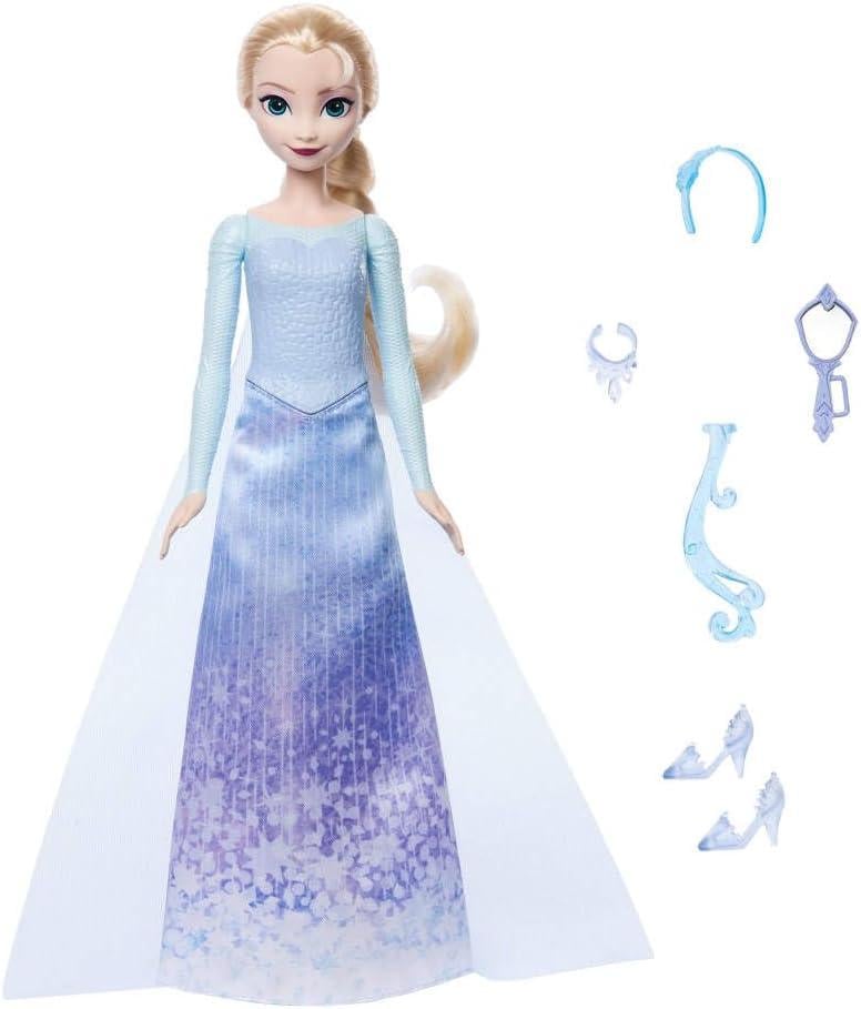 Кукла Mattel Disney Frozen Spin & Reveal Elsa с аксессуарами (JBG59)