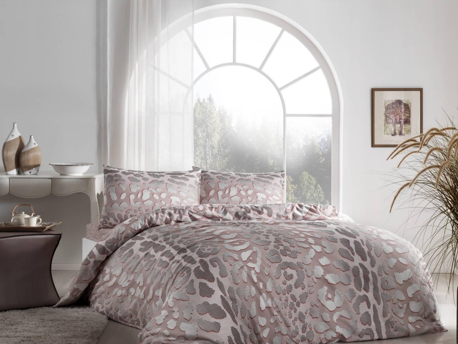 Постельное белье Tac Edgar kahve ранфорс евро