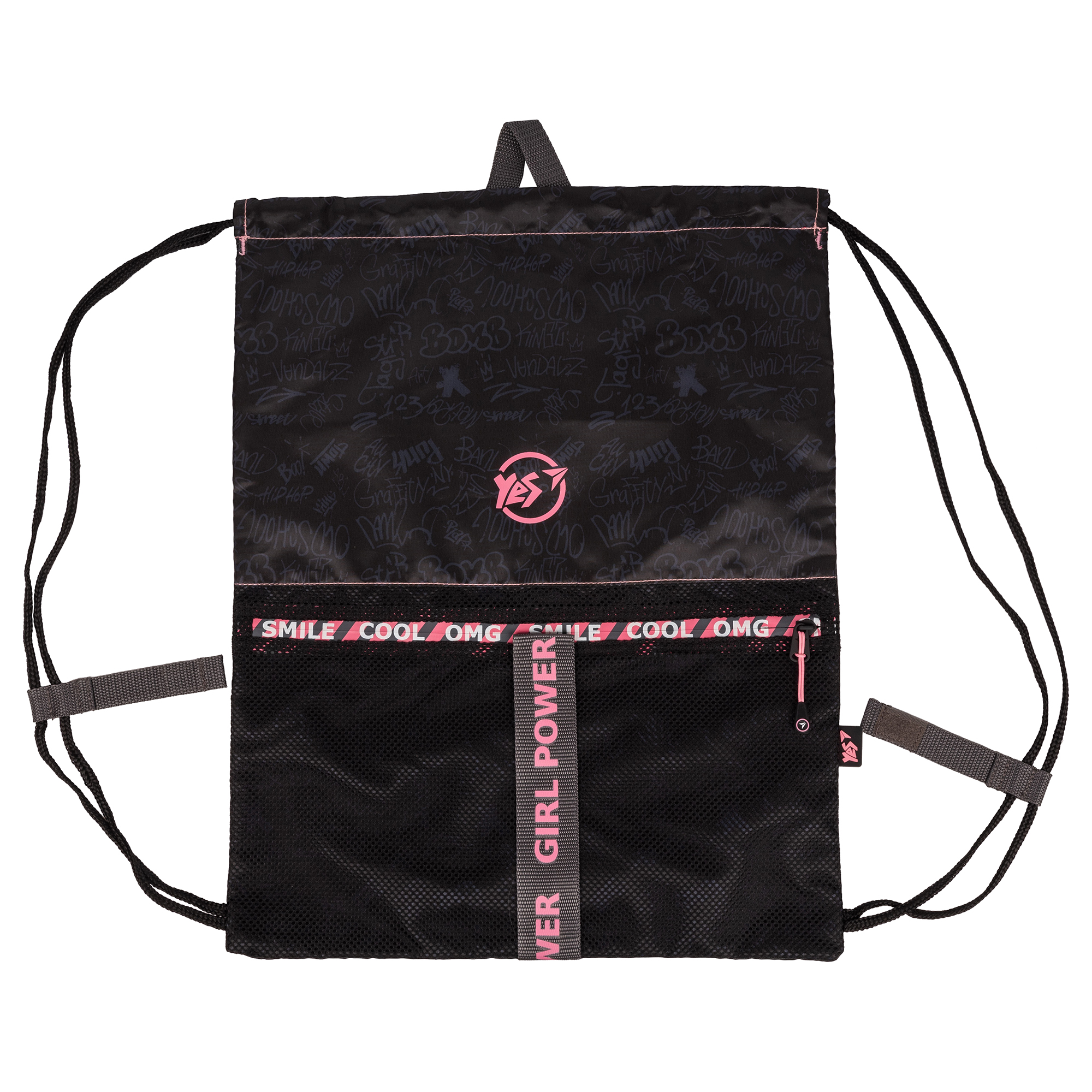 Сумка для спорта YES SB-15 Cool girls Черный (558766)
