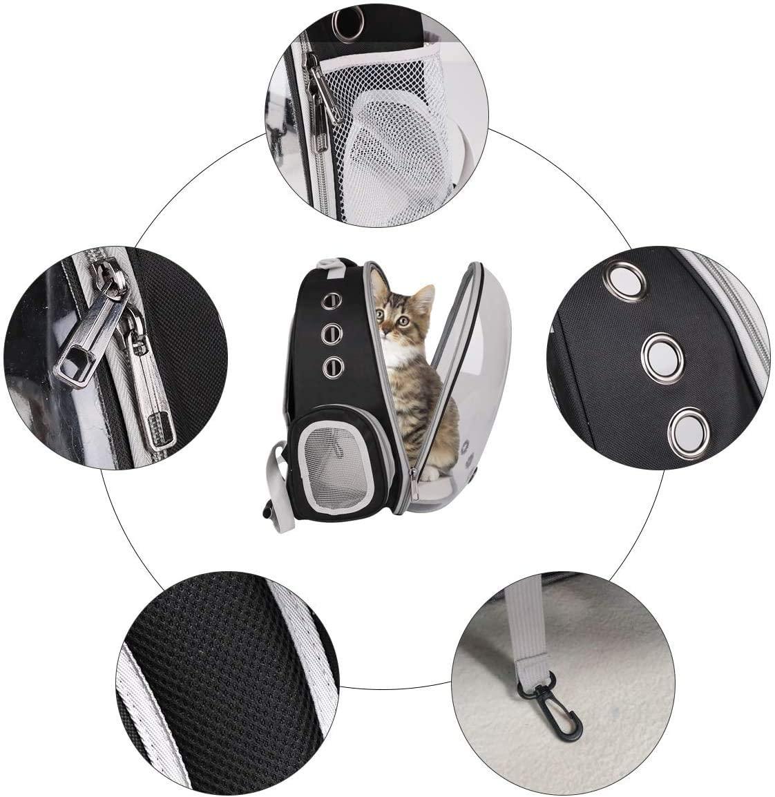 Рюкзак прозрачный Lollimeow для переноса домашних животных (DY-SN045) - фото 7