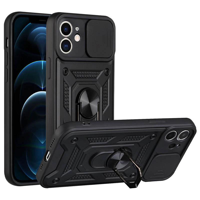 Протиударний ударостійкий чохол Camshield Serge Ring для Apple iPhone 11 (6.1") Чорний