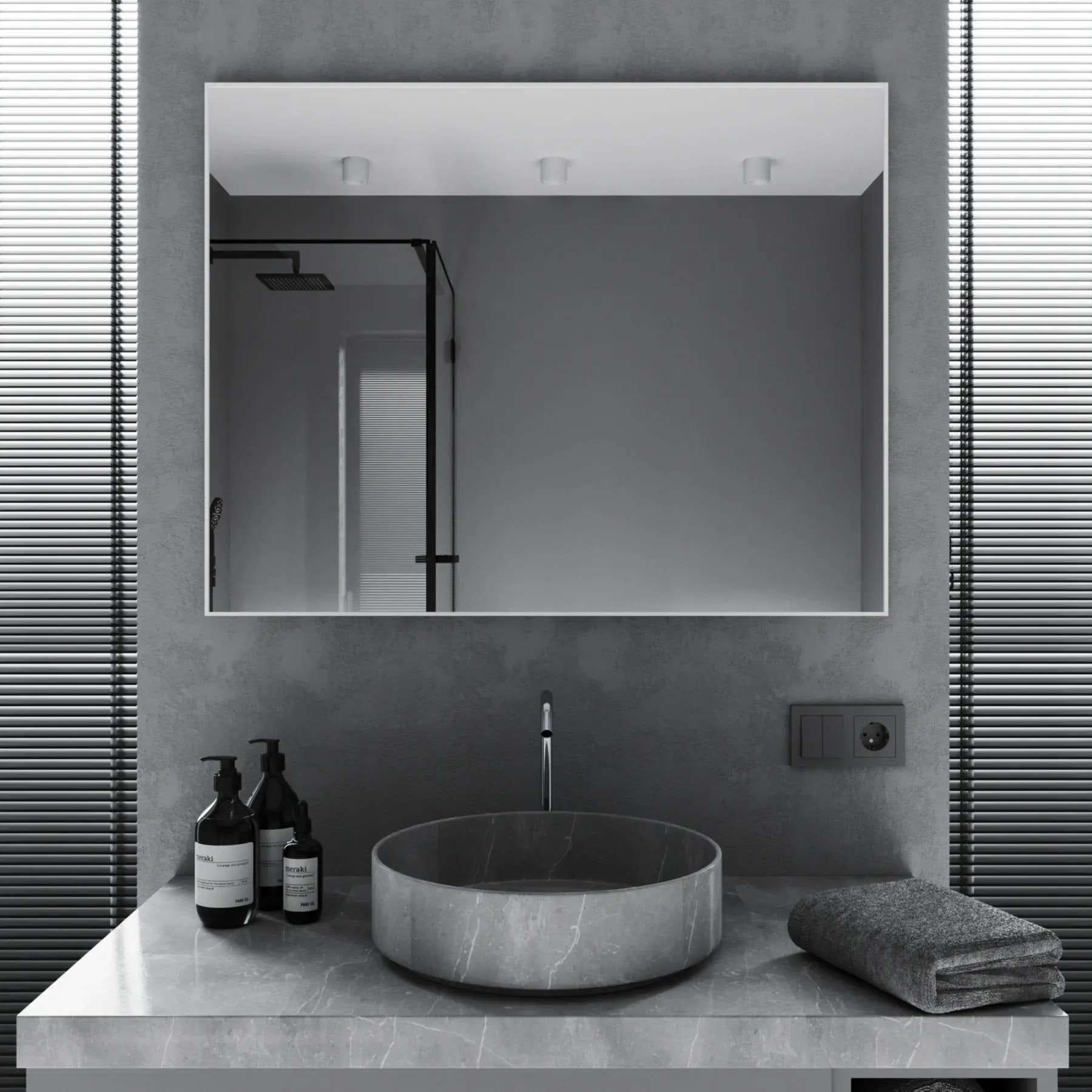 Зеркало для ванной комнаты Mironiks прямоугольное без подсветки 600x800 мм (FR-MRKS-313002)