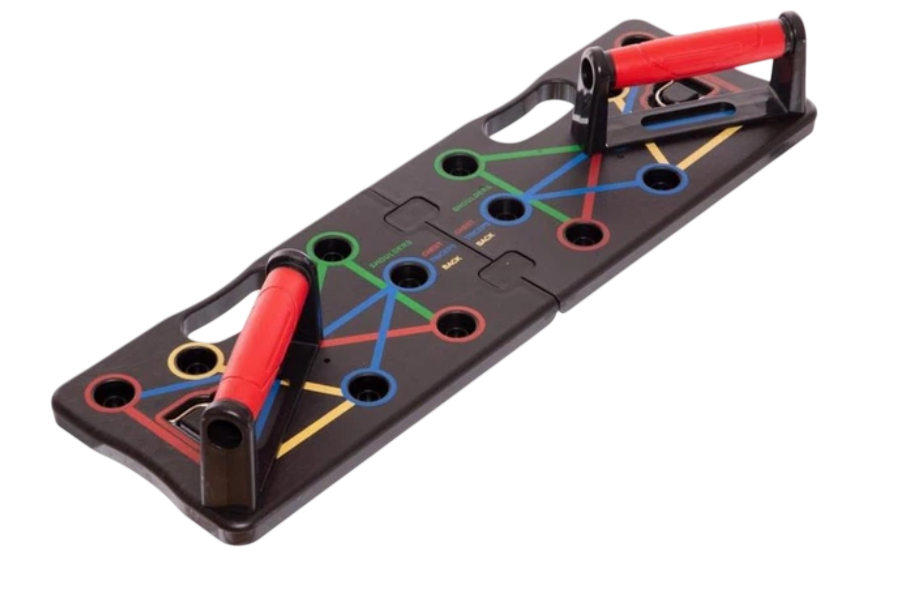 Платформа тренажер для віджимань Functional Push Up 14в1 Чорний/Червоний