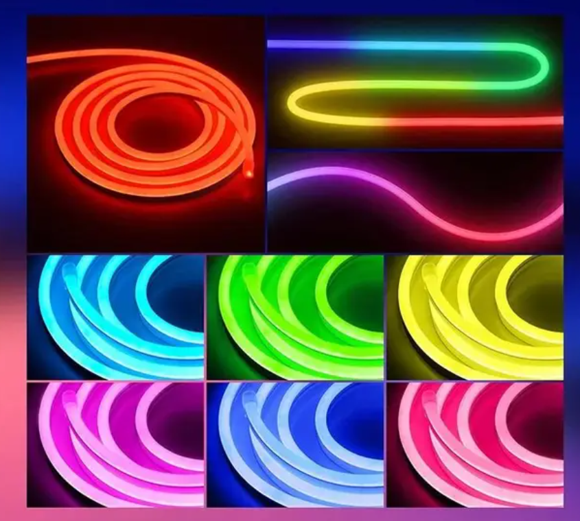 Світлодіодна стрічка Neon Rope LED RGB-IC з Bluetooth адаптером та синхронізацією музики 5 м (22981448) - фото 9 Світлодіодна стрічка Neon Rope LED RGB-IC з Bluetooth адаптером та синхронізацією музики 5 м (22981448) - фото 9