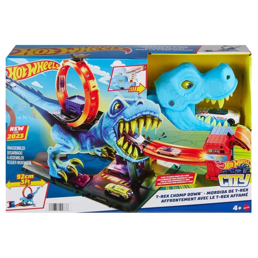 Ігровий набір Hot Wheels Полювання Ті-Рекса (HKX42) Ігровий набір Hot Wheels Полювання Ті-Рекса (HKX42)