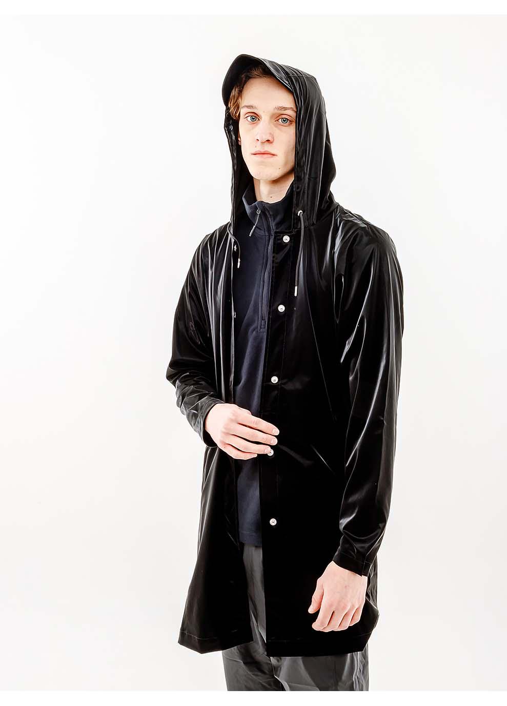 Куртка чоловіча Rains Jackets M-L Чорний (7d1834-VelvetBlack M-L) - фото 1