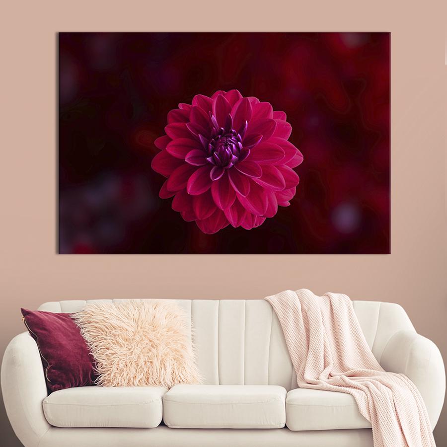 Картина на холсте Георгина 51x34 см (215-1)