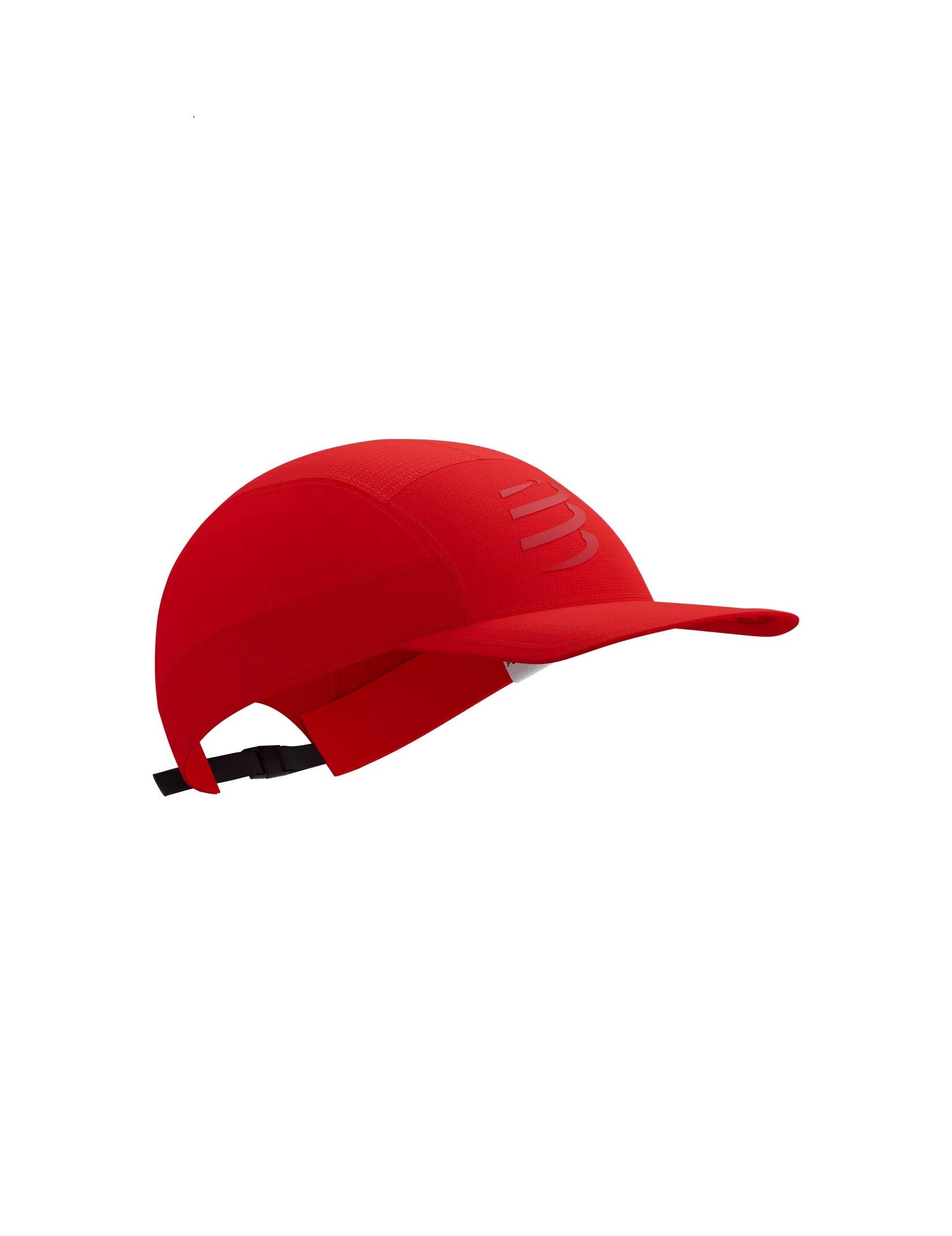 Кепка с изогнутым козырьком Compressport 5 Panel Light Cap Red