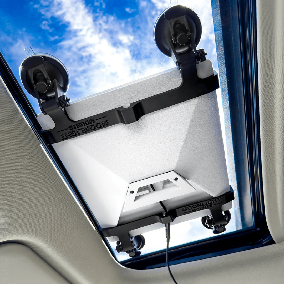 Кріплення автомобільне для Starlink mini на присосках Чорний