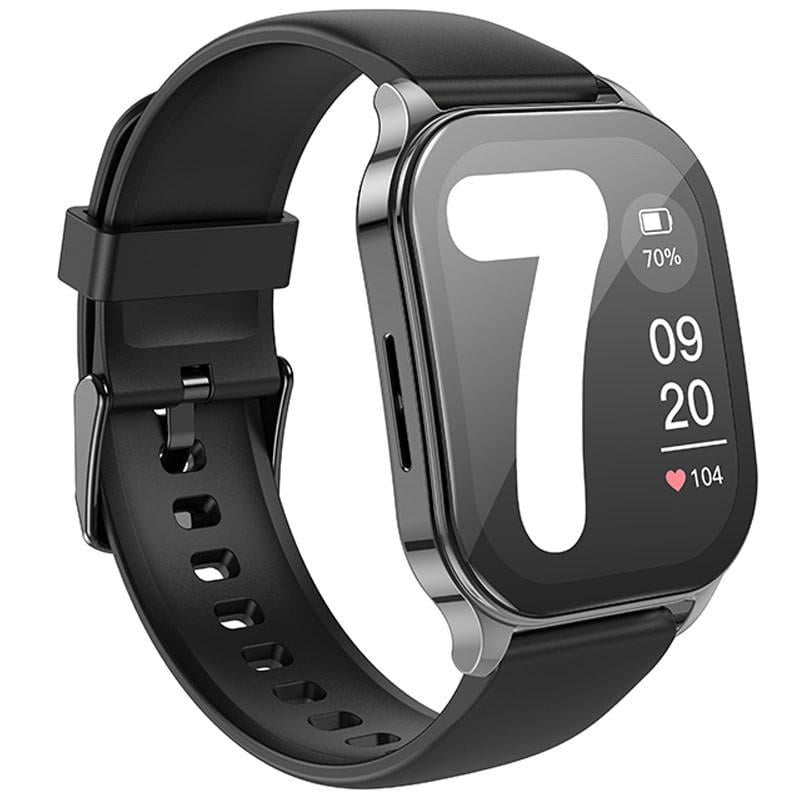Смарт-часы Hoco Smart Watch Y19 Amoled Smart sports watch Bright metal Gray (00000067618_3)