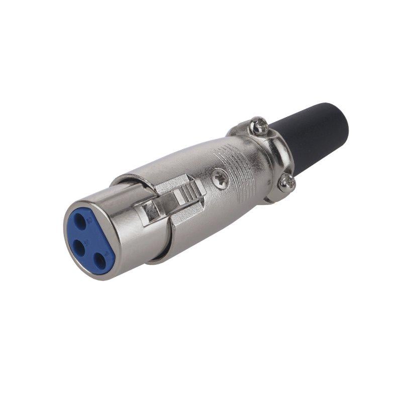 Гнездо XLR HY1.4816 3pin на кабель (A262001) Гнездо XLR HY1.4816 3pin на кабель (A262001)
