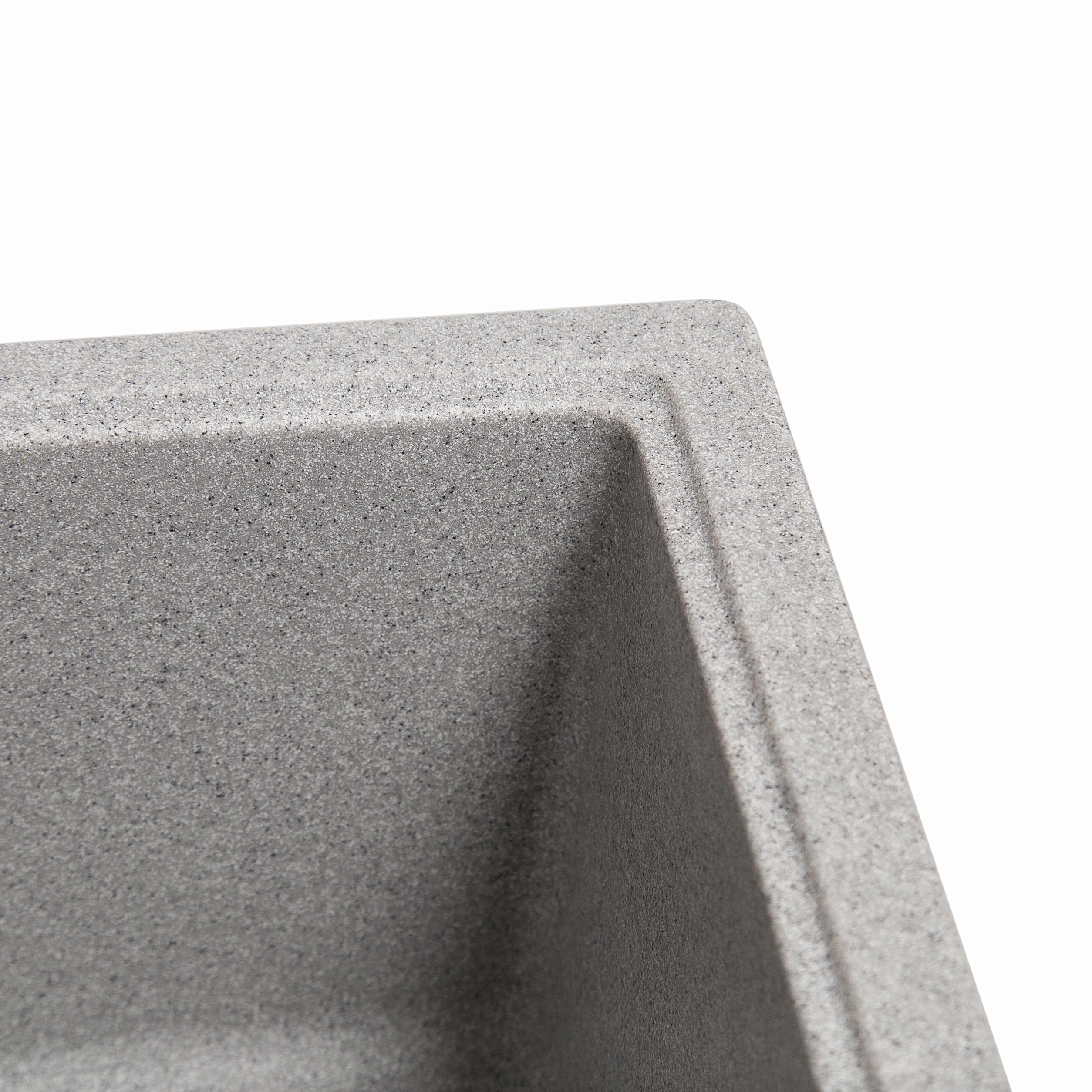 Мойка кухонная Solid Silica Серый - фото 6