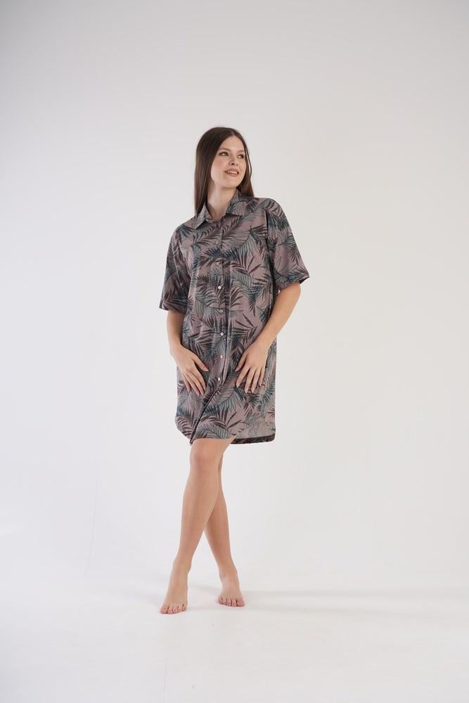 Халат жіночий Vienetta 304147_70 S Коричевий (192058-S)