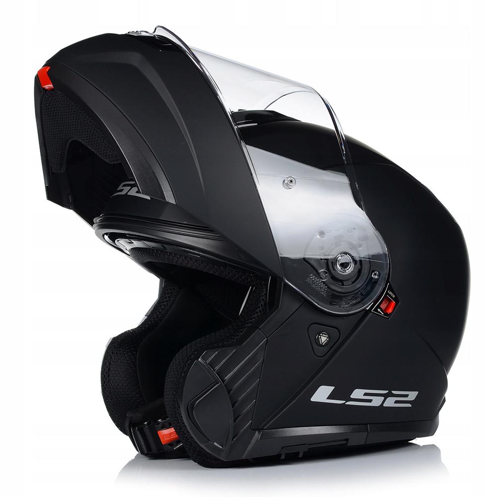 Мотошлем LS2 FF908 Strobe II Solid ECE 22.06 2XL Matt Black (29189) - фото 5