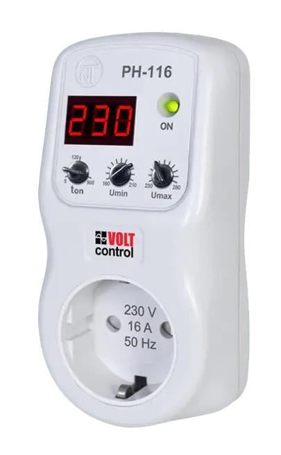 Реле регульоване Novatek-Electro РН-116 16А 3,5 кВт 160-280V (NTRN11600) Реле регульоване Novatek-Electro РН-116 16А 3,5 кВт 160-280V (NTRN11600)