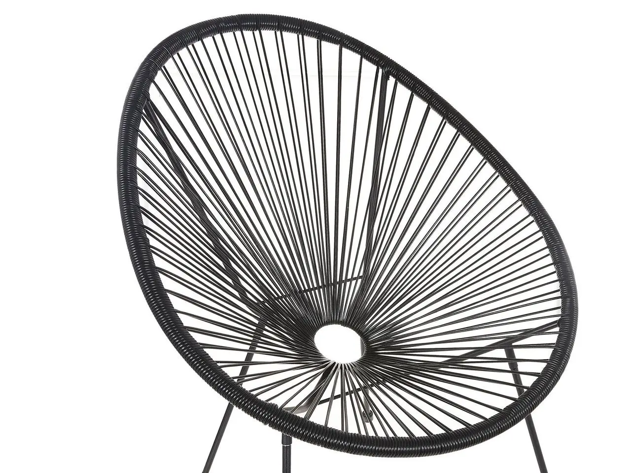 Комплект садових стільців 4Points Capri 2 шт. Чорний - фото 4