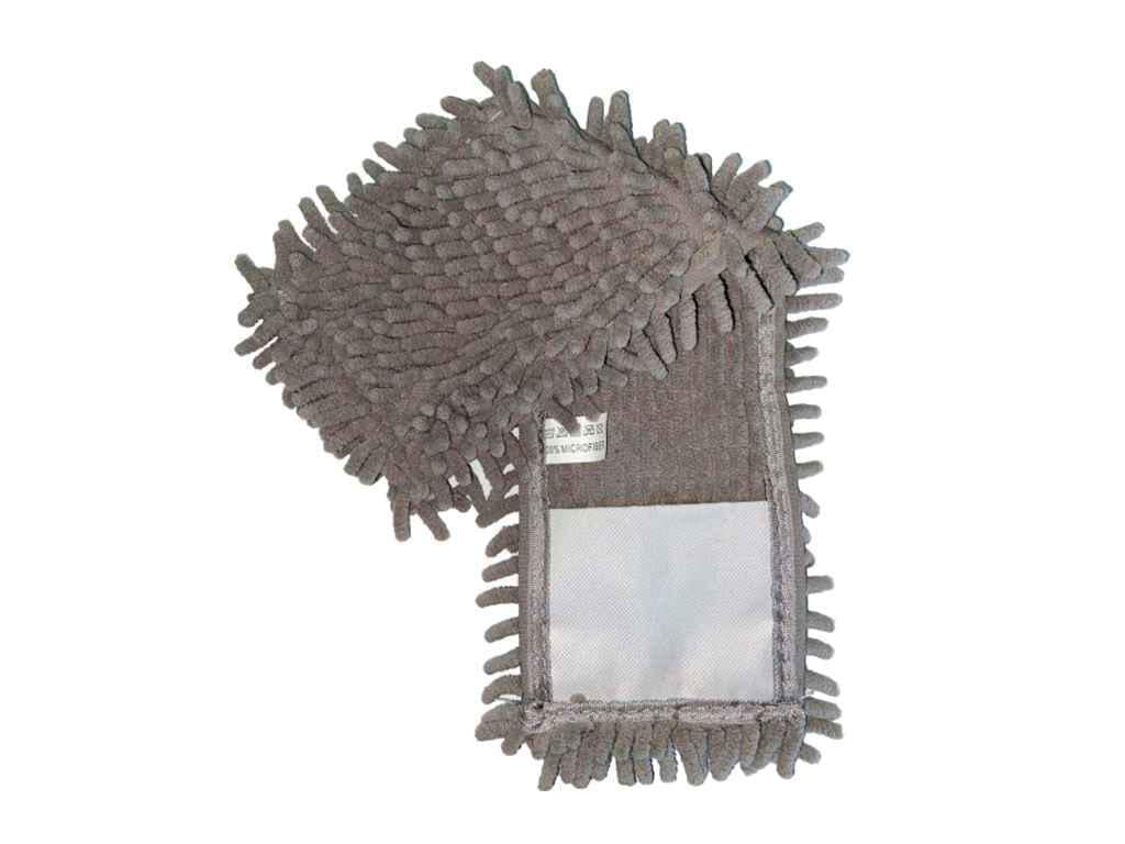 Запаска для швабри ECO FABRIC з мікрофібри шиньйон Преміум Сірий (668532) Запаска для швабри ECO FABRIC з мікрофібри шиньйон Преміум Сірий (668532)