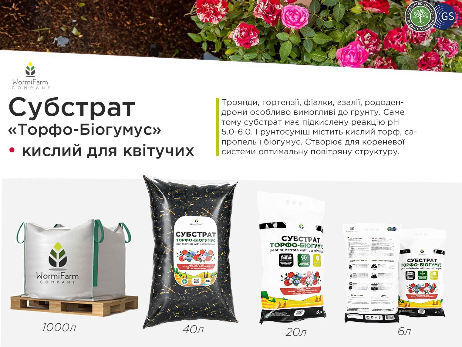 Субстрат кислый для цветущих растений 40 л - фото 2