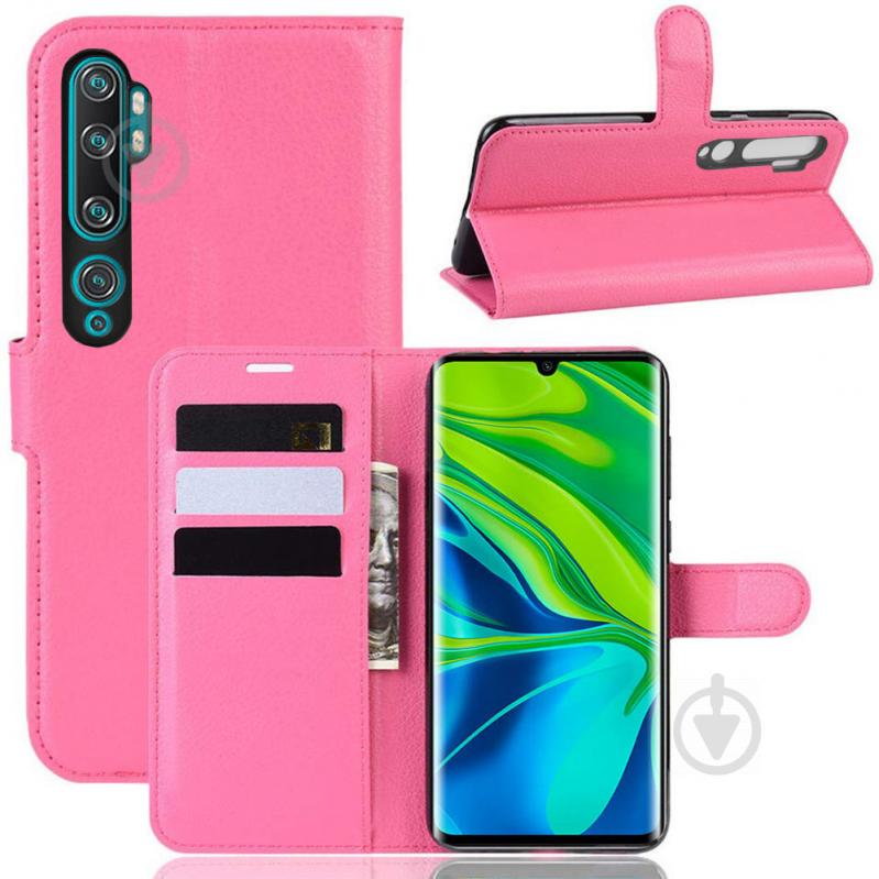 Чохол-книжка Litchie Wallet Xiaomi Mi Note 10 / Mi Note 10 Pro / CC9 Pro Rose (hub_Eblk97689) - фото 2